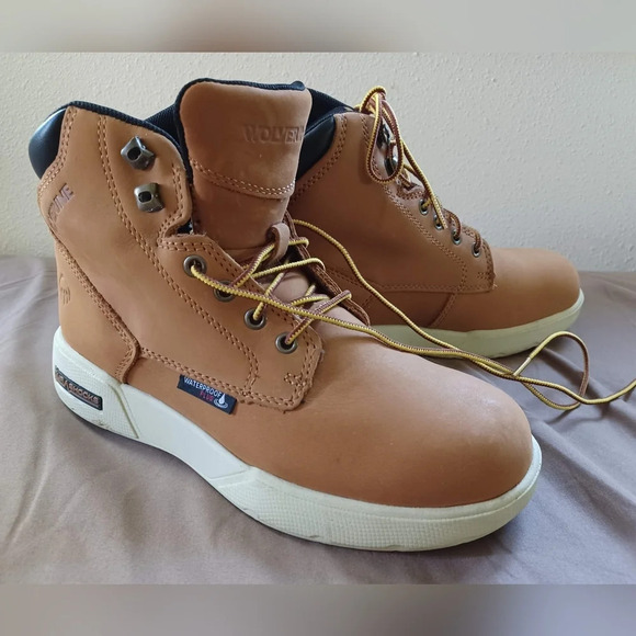 A NWOT - Wolverine Mens Kickstart Waterproof 6 inch Construction Boot - Picture 2 of 13